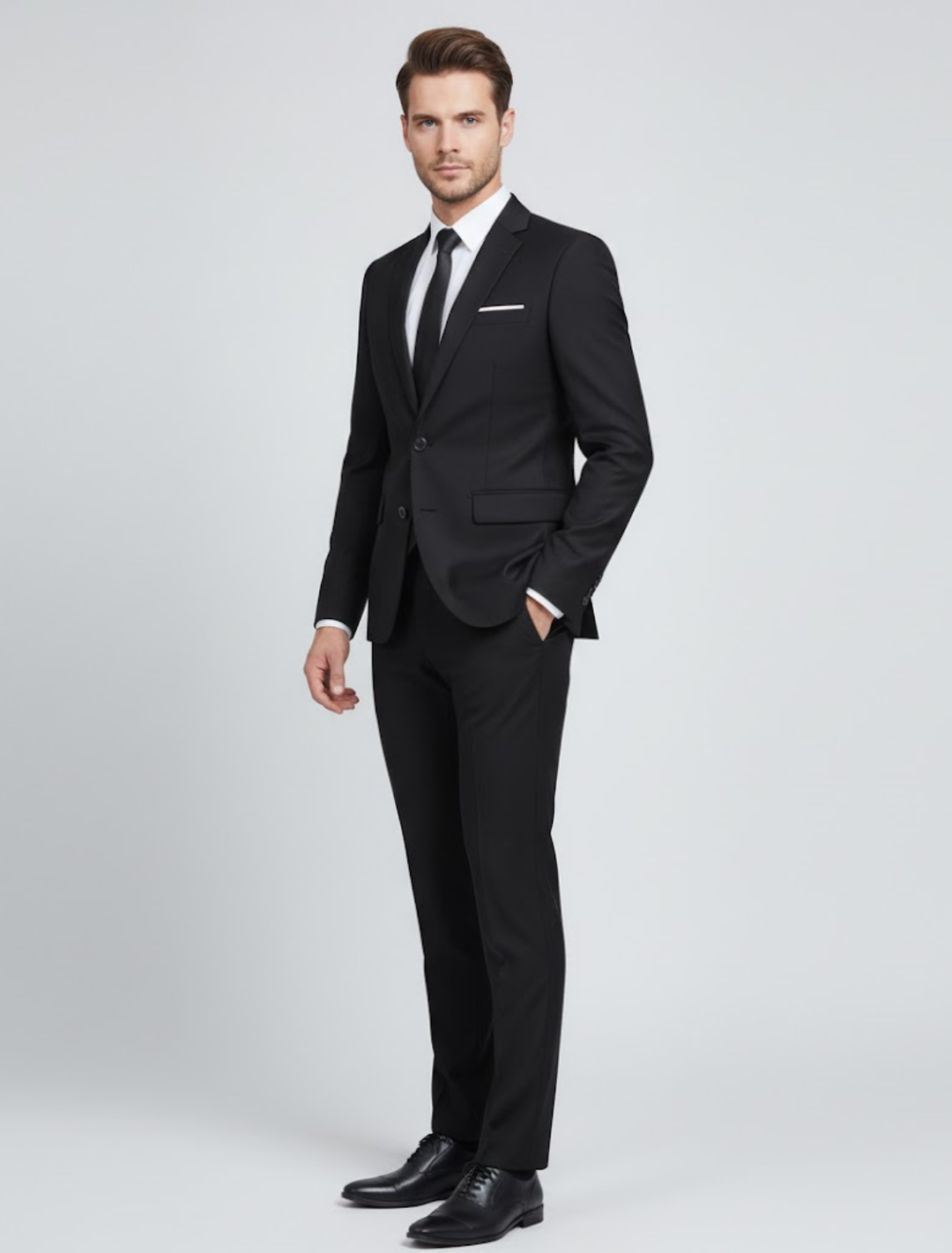Moderner Herren Zweiteiler Anzug für Frühling & Business. Eleganz und Komfort vereint. Smart Casual.
