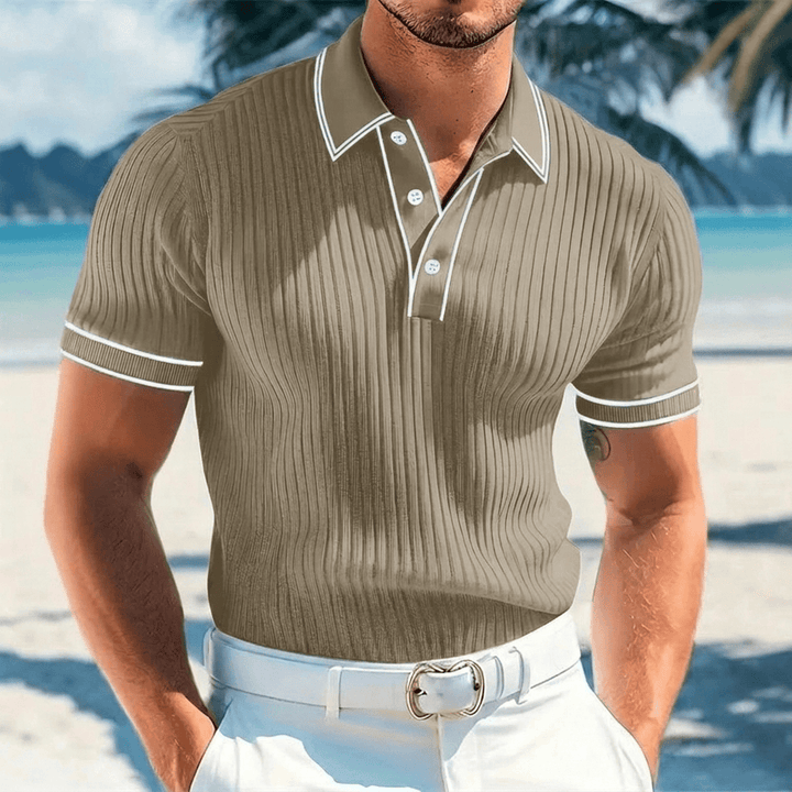 Langarm Polo für Herren, idealer Übergangsstyle