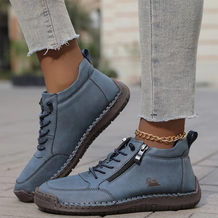 Minimalistische Damen Barfußschuhe schwarz, atmungsaktiv, ideal für Freizeit & Fußgesundheit, breite Zehenbox.