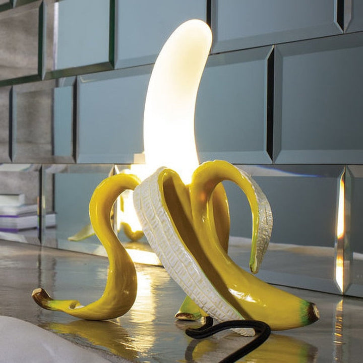Elegante Art-Déco-Bananen-Tischlampen für stilvolles Interieur