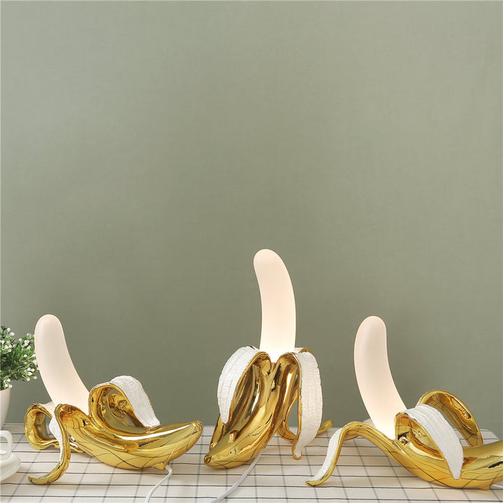 Elegante Art-Déco-Bananen-Tischlampen für stilvolles Interieur