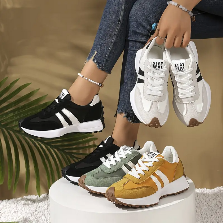 Leichte, rutschfeste Damen-Orthopädieschuhe: Sneaker mit Komfort und sicherem Halt für den Alltag.
