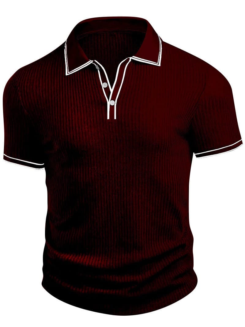 Hochwertig verarbeitetes Strick Polo für Herren