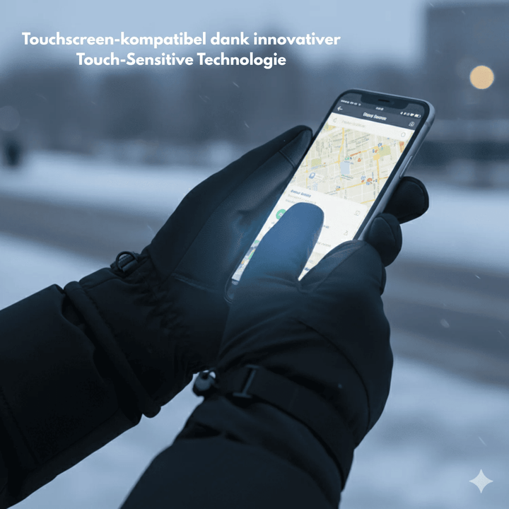 Rutschfeste Thermo-Winterhandschuhe für sicheren Griff. Wasserdicht und warm, perfekt für Fahrrad und Outdoor-Sport.