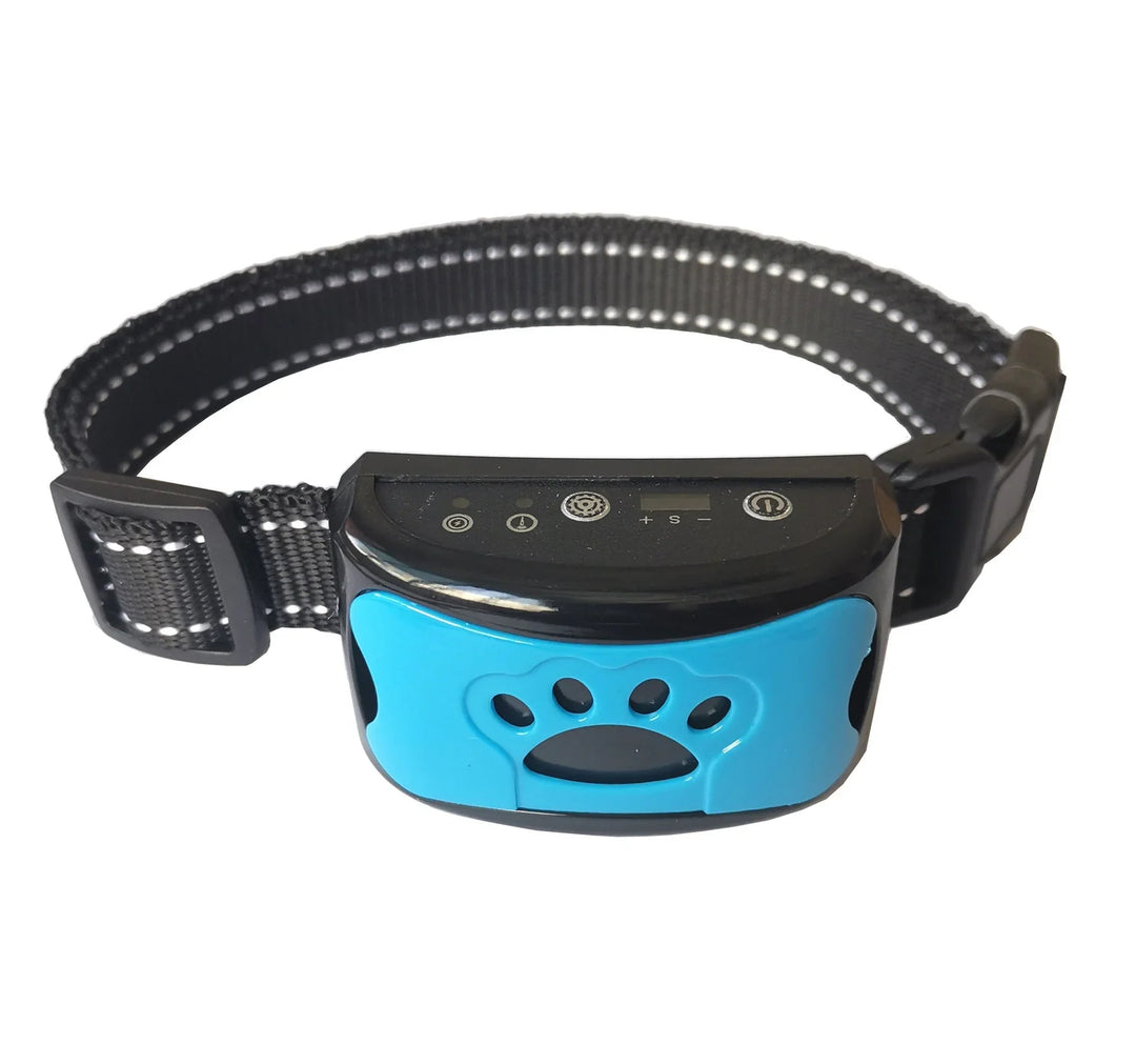 Innovatives Anti-Bell Hundehalsband, vibrationsbasiert, ergonomisches Design, verstellbar, sanfte Erziehung für Hunde.