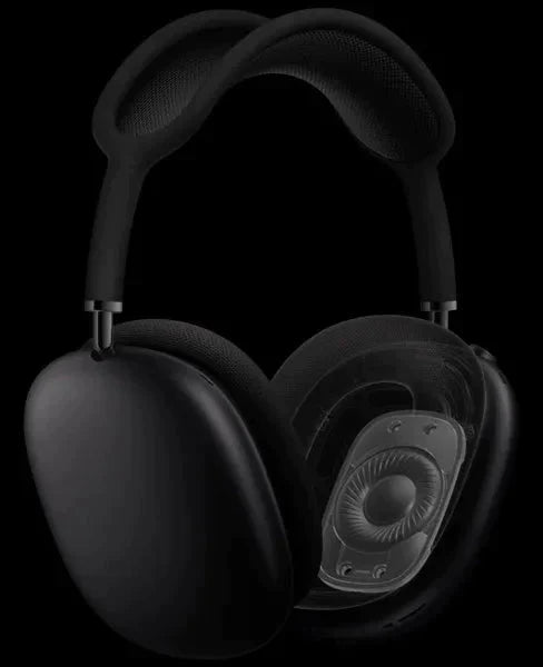 "Kabellose Bluetooth-Over-Ear-Kopfhörer mit Geräuschunterdrückung, gepolsterte Ohrmuscheln, stilvolles, komfortables Design."