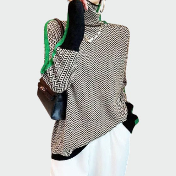 Hochwertiger Damen Pullover für den Herbst und Winter in stilvollem Design.