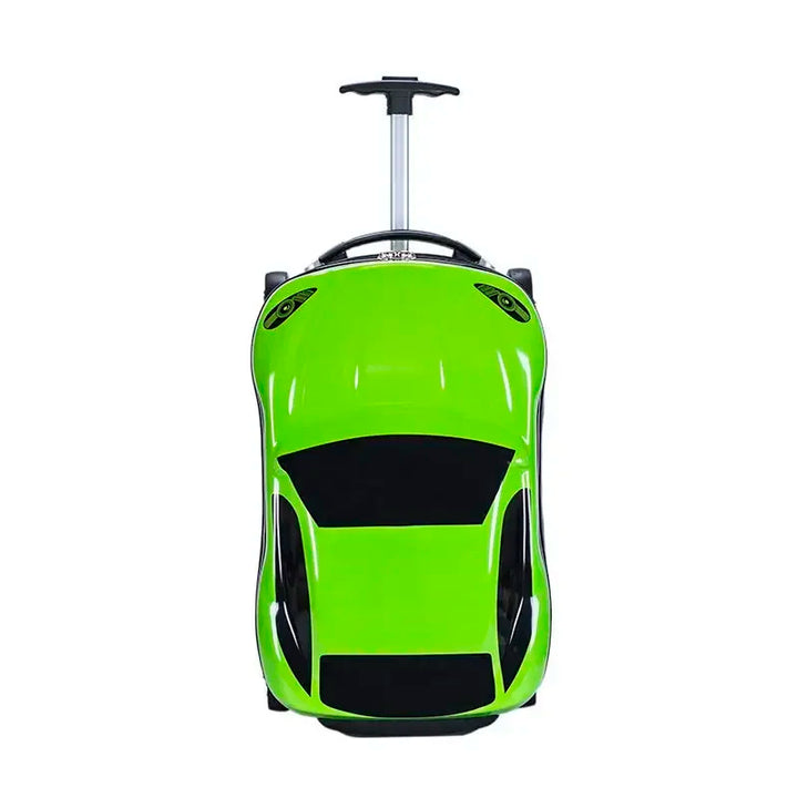 Hartschalen Kinder Reisekoffer mit aufregendem 3D Auto Design; robustes Gepäck für jedes Abenteuer.