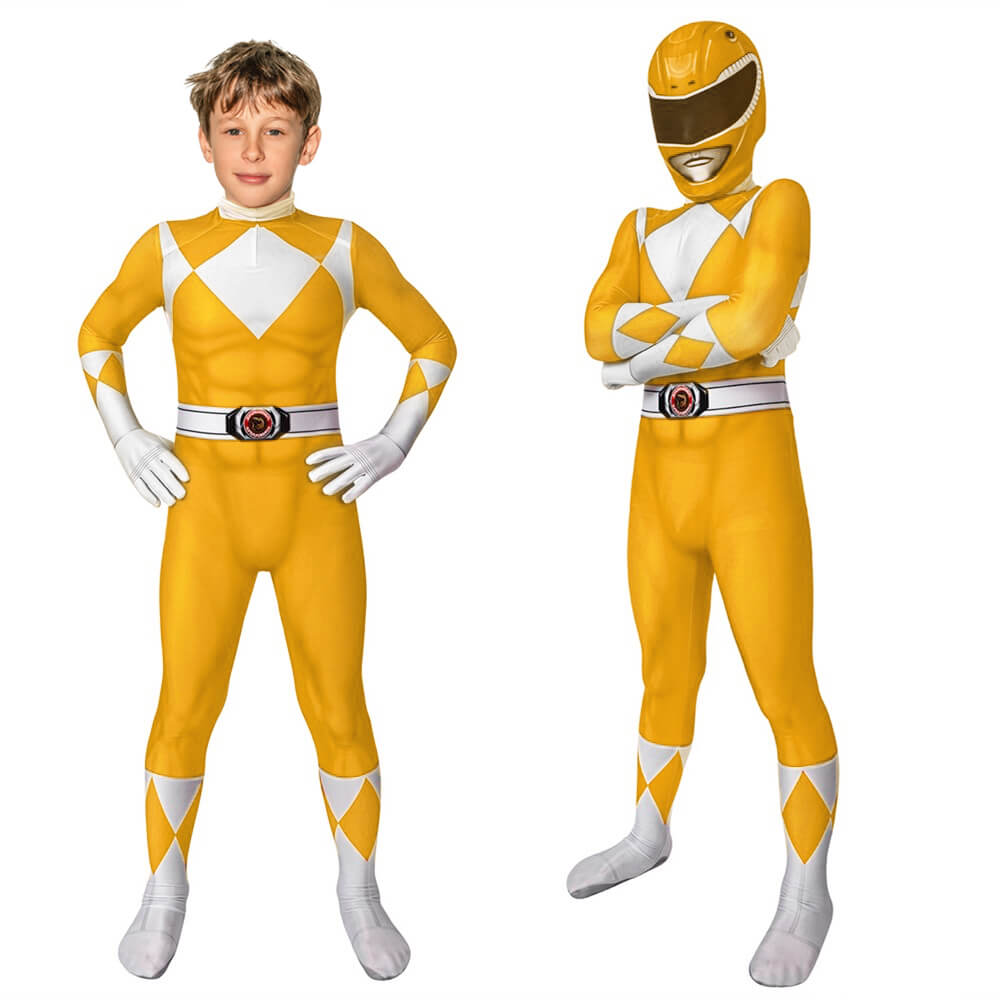 Auffälliges Ranger Superhelden Partykostüm für Kinder, perfekt für Fasching, Halloween, Cosplay & Mottopartys.