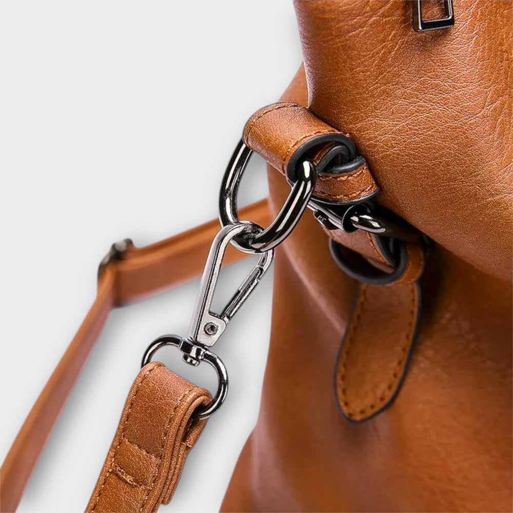 Elegante schwarze Damen Handtasche, klassisch und praktisch. Perfekte Alltagstasche für Frauen.