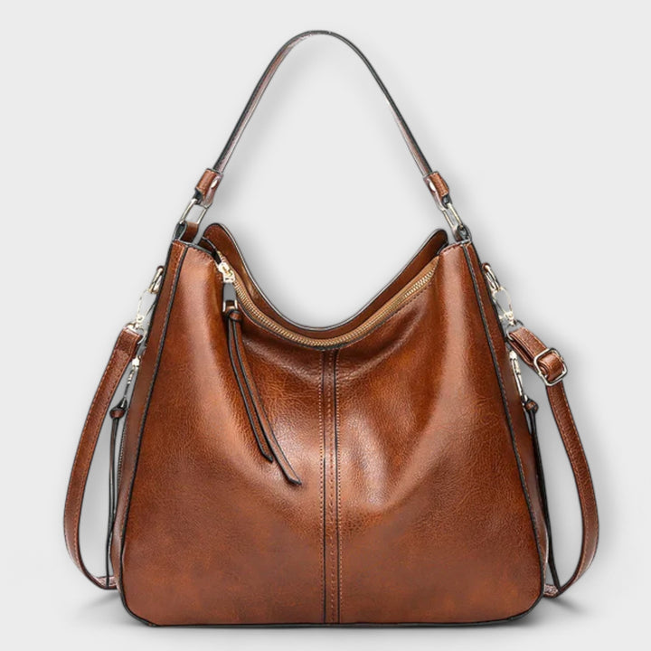 Klassische, elegante Damen-Schultertasche, vielseitiges Accessoire für Alltag und besondere Anlässe.