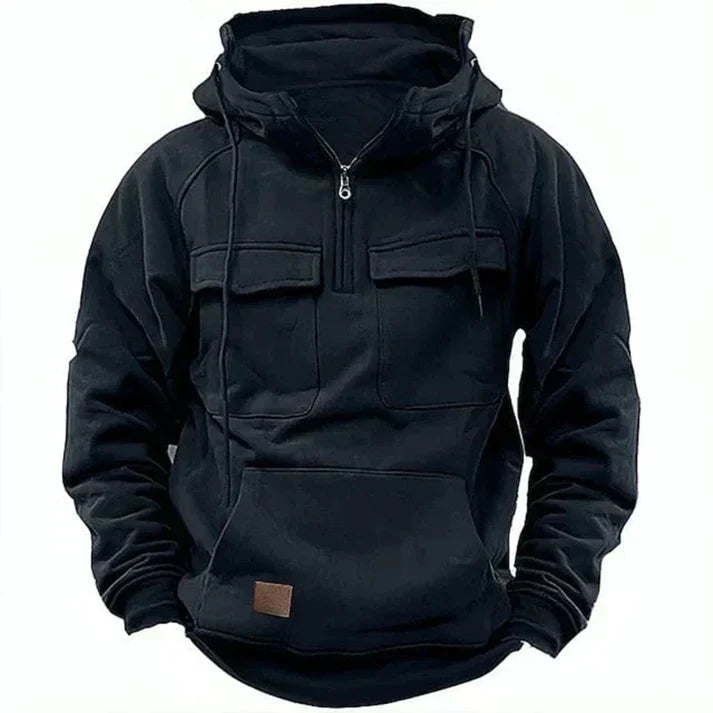Klassische Herren Herbst-Winterjacke von Zuri-Fashion. Robuste, warme Jacke für Alltag & Freizeit.