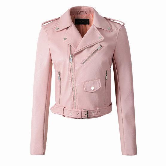 Zeitlose Motorradjacke Damen mit robustem Reißverschluss und eleganten Details, für ein selbstbewusstes Auftreten.