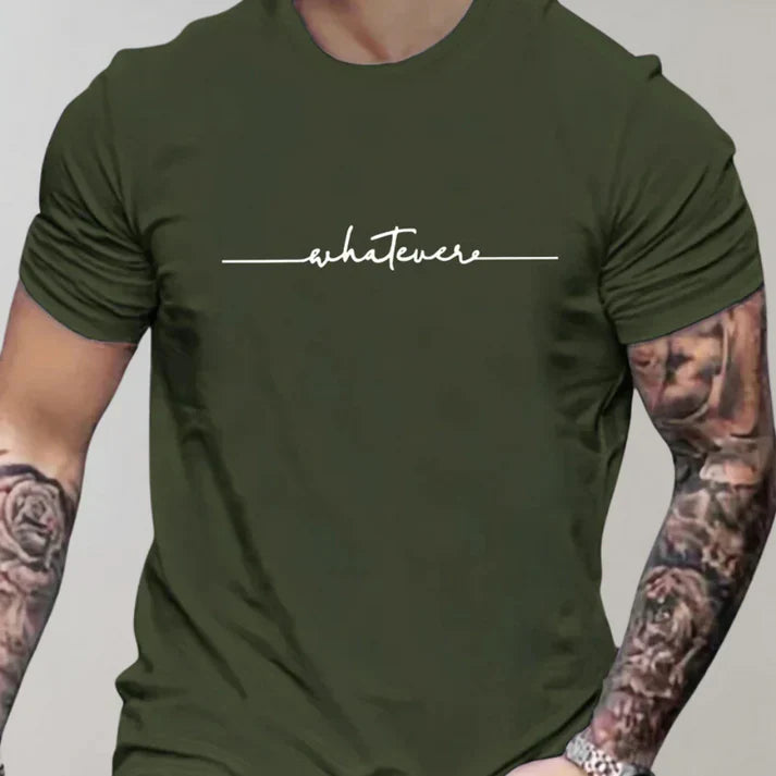 "Klassisches Herren T-Shirt mit Rundhalsausschnitt in Dunkelgrau, weicher Stoff, vielseitig kombinierbar für jeden Anlass."