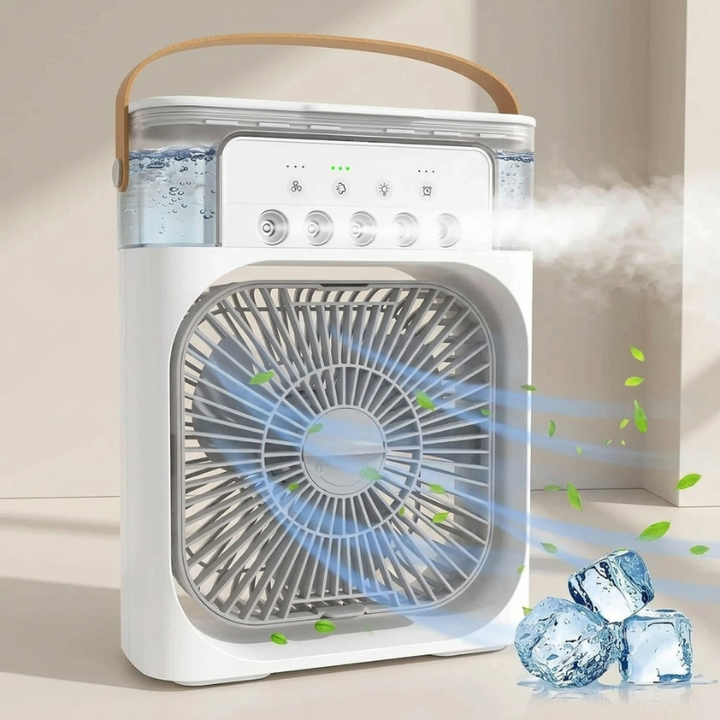 Kleiner, leiser USB-Tischventilator in Schwarz. Persönlicher Luftzirkulator ideal für Büro, Zuhause & Sommerkühlung.