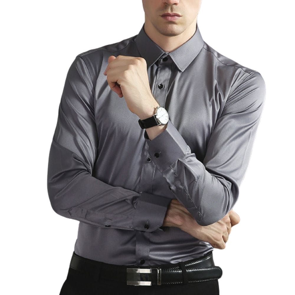 Stylischer Tragekomfort: schnelltrocknendes Stretch Business Hemd für Herren, für Büro und Reise.