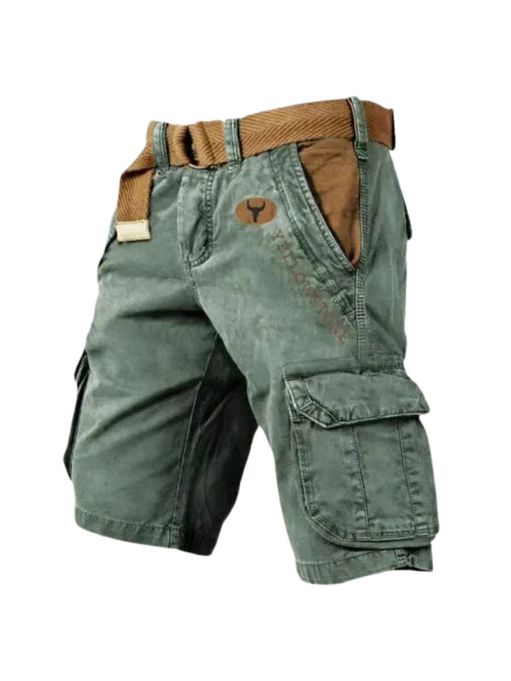 Praktische Herren Cargoshorts mit geräumigen Pattentaschen, ideal für Outdoor & Reiseabenteuer.