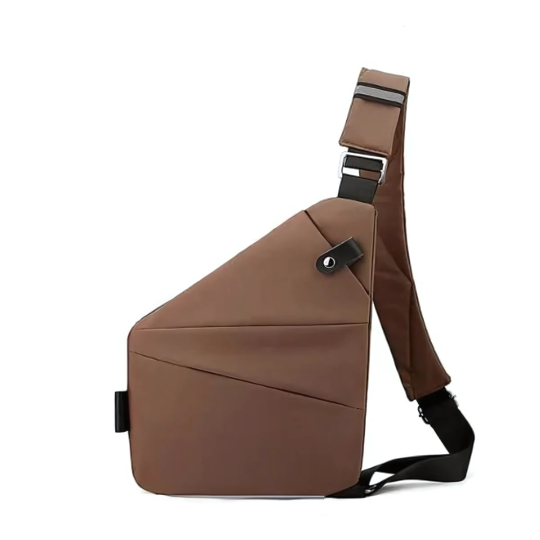 Diebstahlsichere Schultertasche, wasserabweisend und leicht, perfekt für Outdoor-Abenteuer.