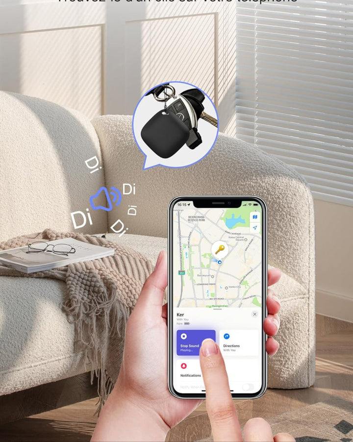 GPS-Wertsachen-Ortung: Kompakter Tracker schützt Gepäck, Schlüssel & wichtige Gegenstände.