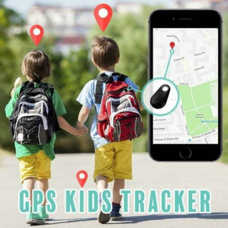 Kompakter Kinder-GPS-Tracker in Blau, Grün, Rosa oder Schwarz, elegantes Design, Sicherheit durch Echtzeit-Tracking