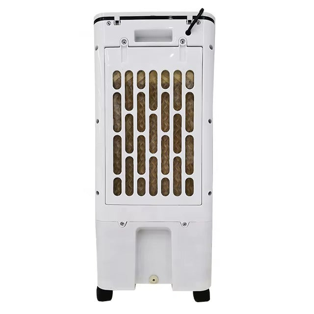 Effizienter Luftkühler & Luftbefeuchter mit Fernbedienung. Tragbarer Ventilator für komfortables Raumklima im ganzen Zuhause.