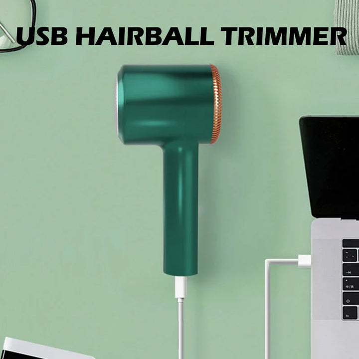 "Kompakter USB aufladbarer Fusselentferner, handlich, mit sanftem Rasurgitter, effektiv gegen Fusseln auf Kleidung."