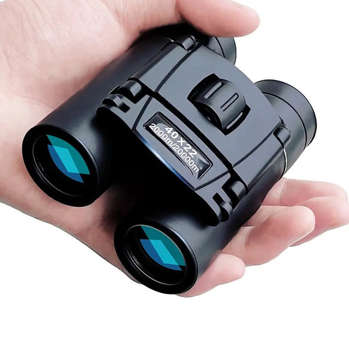 "Kompaktes Militärfernglas 40x22 für Jagd, schwarze Optik verdeutlicht Details auf 2000m, tragbar und leistungsstark."