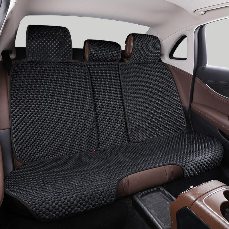 "Kühlende Eisseide Autositzbezüge für Hunde, stilvoll und komfortabel, schützt den Sitz, rutschfest, leicht zu reinigen"