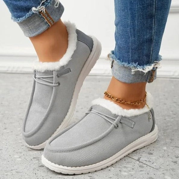 Vielseitige Damen Winter-Schlupfschuhe in verschiedenen Farben, warm, bequem & stylish.