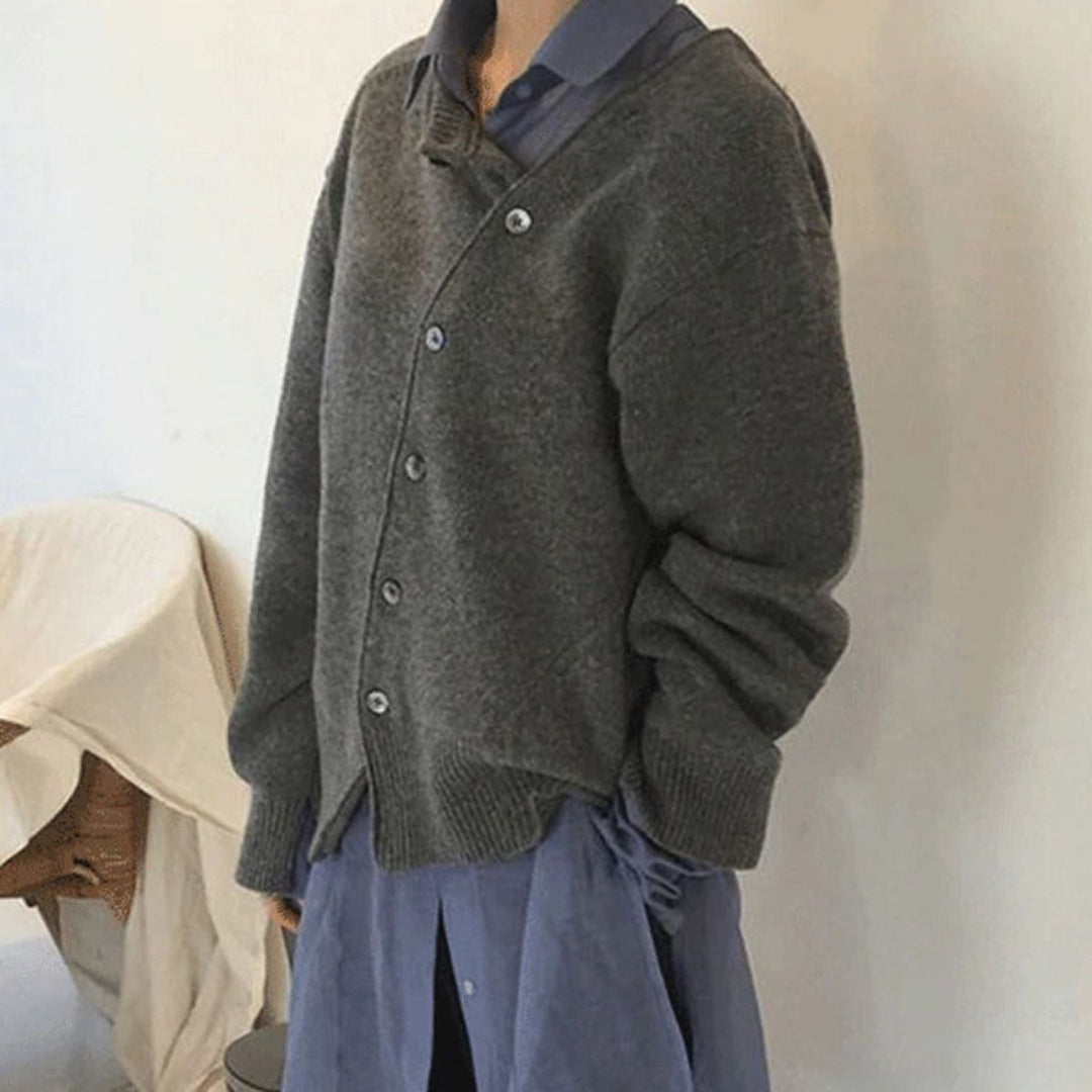 Hochwertiger Damen Winter Pullover mit Knöpfen; warmer, kuscheliger Langarmpullover für Damen im Herbst/Winter.