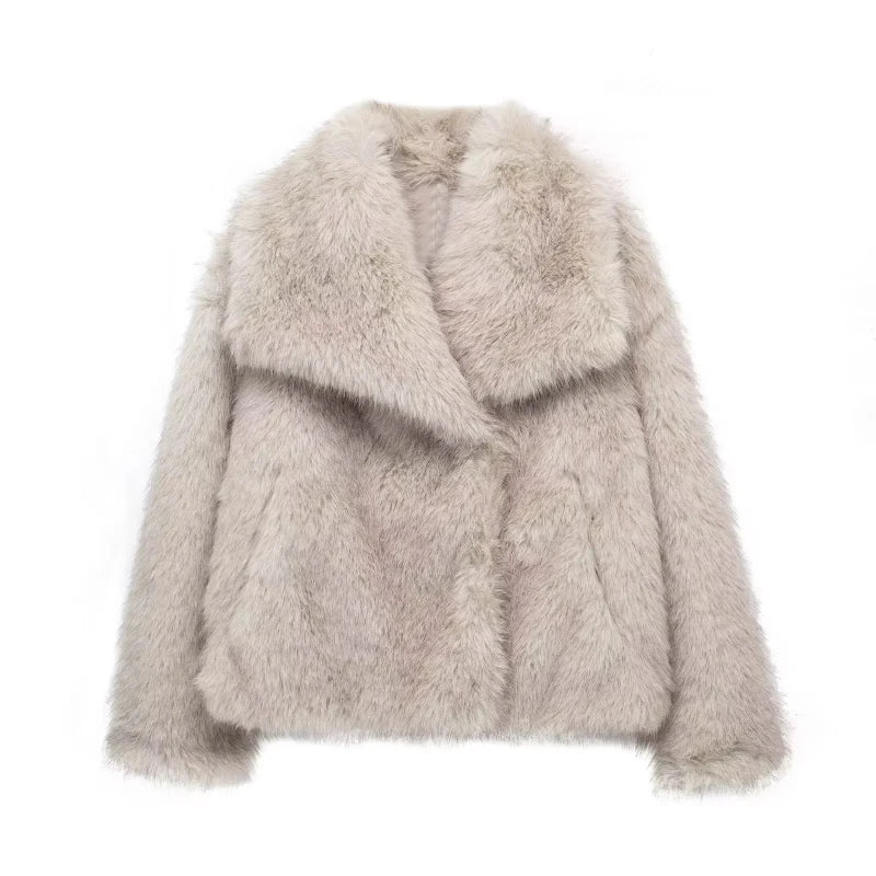 Praktischer Damen Wintermantel mit Kapuze & Taschen. Kuscheliger Langmantel für warme Herbst- & Wintertage.
