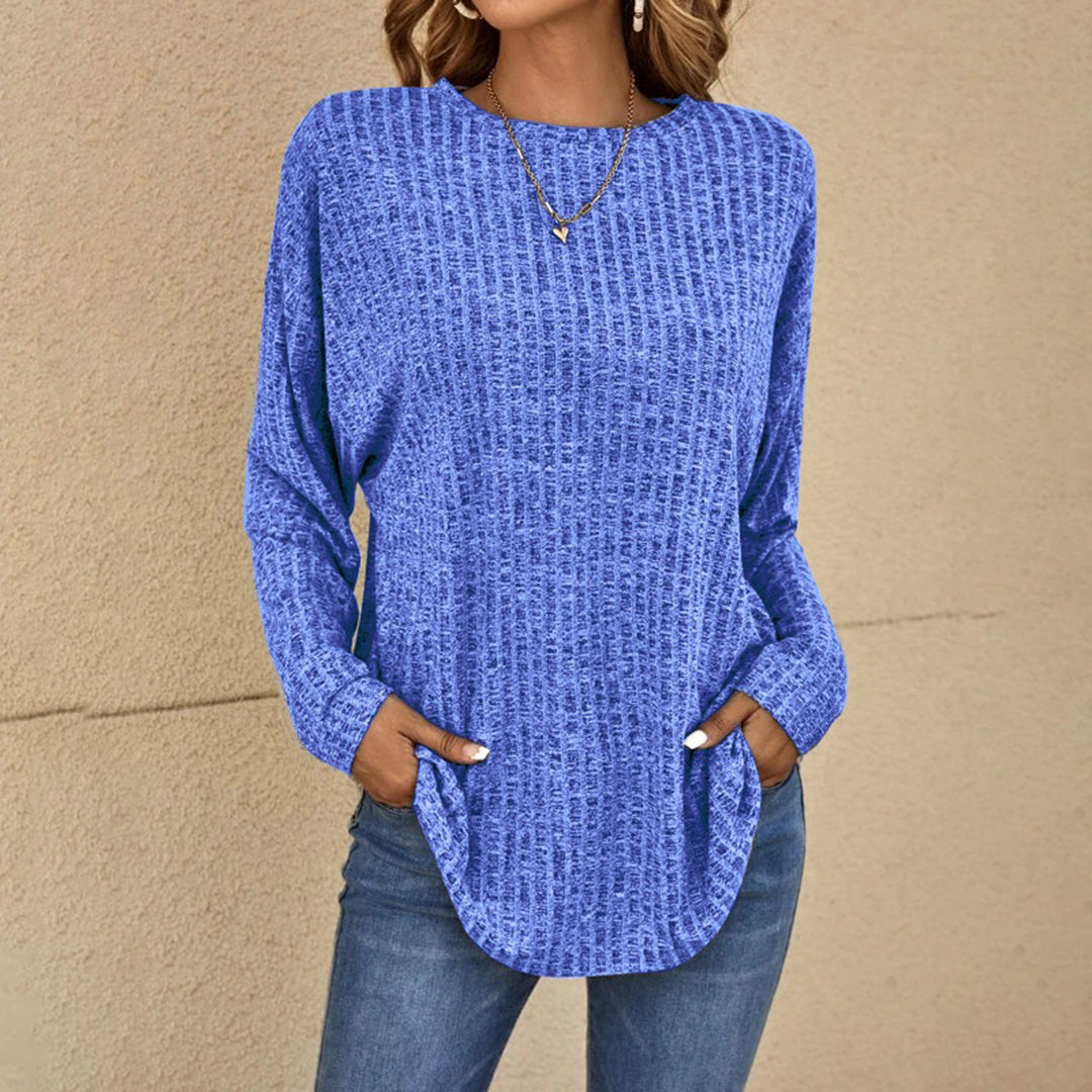 Eleganter Damen-Kuschelpullover in hochwertiger Optik. Stilvoller Langarmpullover für moderne Damenmode.