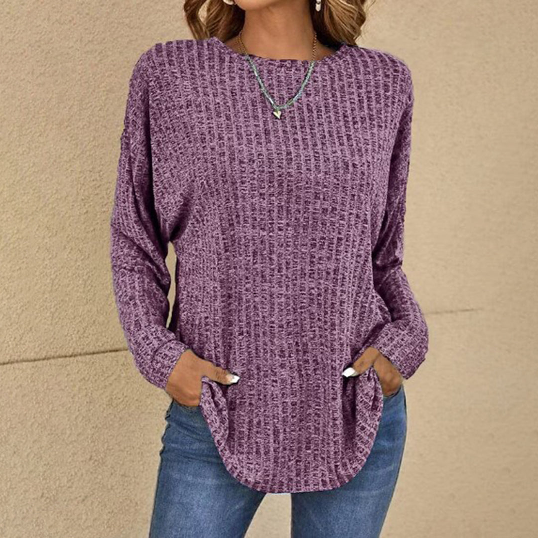Hochwertiger Damen-Kuschelpullover. Bequemer Langarmpullover für Damenmode, perfekt für Winter & Freizeit.
