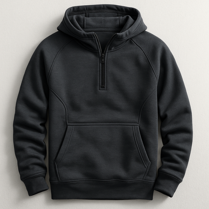 Kuscheliger Herren Pullover für den Winter, mit Kapuze und Regular Fit. Bietet optimalen Komfort für Freizeit & Zuhause.