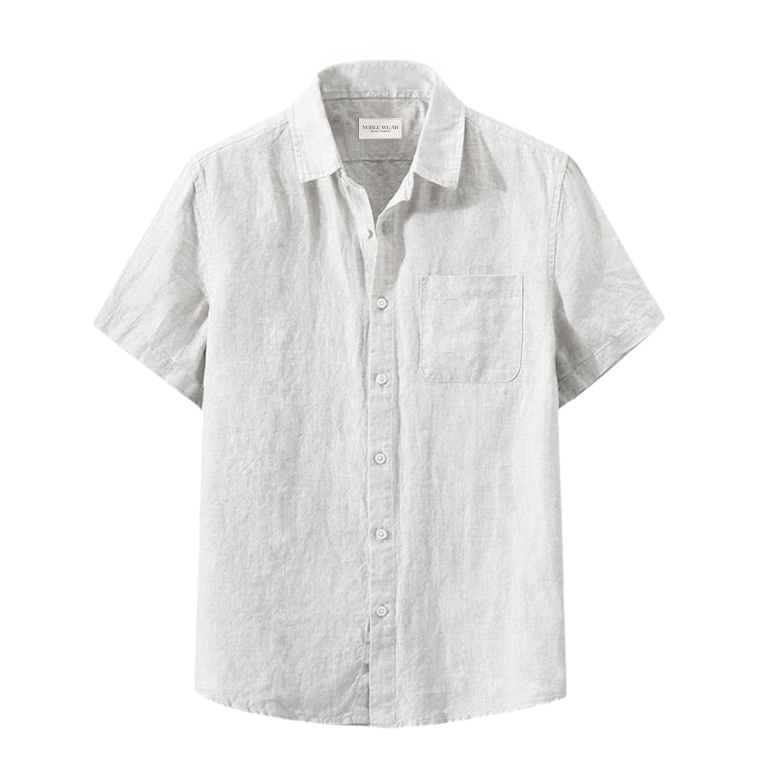 Elegantes Unisex Langarmhemd mit Knopfleiste für Frühling & Sommer. Vielseitiges, atmungsaktives Freizeithemd.