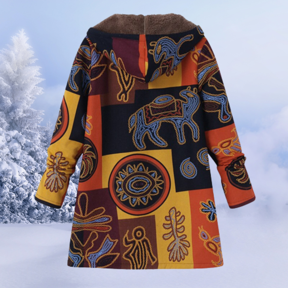 Bequeme & warme Damen Stepp-Pufferjacke mit Kapuze, lang. Ideal für Wintermode & Kälteschutz.