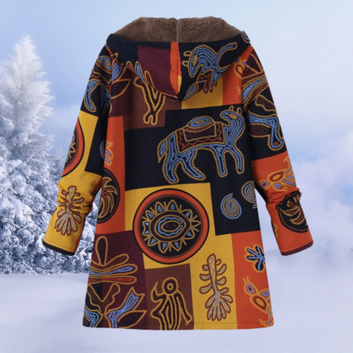 Bequeme & warme Damen Stepp-Pufferjacke mit Kapuze, lang. Ideal für Wintermode & Kälteschutz.