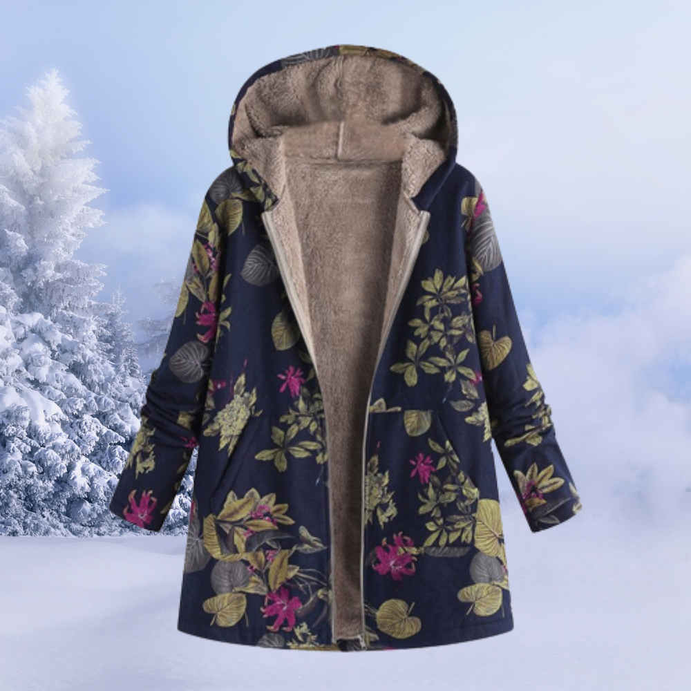 Bequeme Damen Parka Winterjacke, lang & gesteppt, mit Kapuze. Warm für die aktuelle Wintermode.