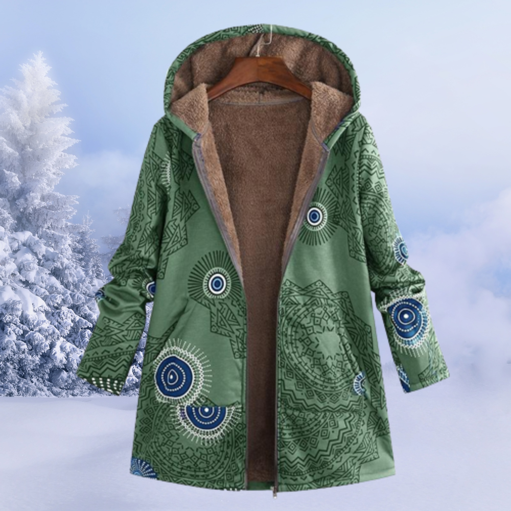Lange Damen Pufferjacke, gesteppt & mit Kapuze. Ultimativer Kälteschutz & stylischer Winter-Look.
