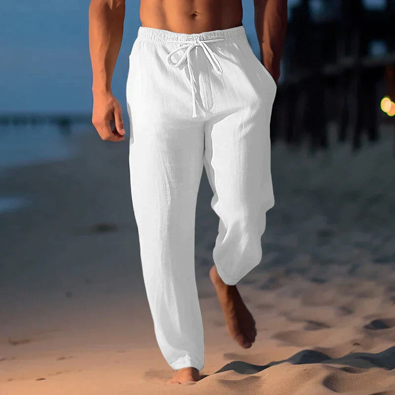 Vielseitige Herren Jogger Hose, atmungsaktiv und leicht, optimal für Frühling, Sommer & ganzjährig, casual & smart-casual.