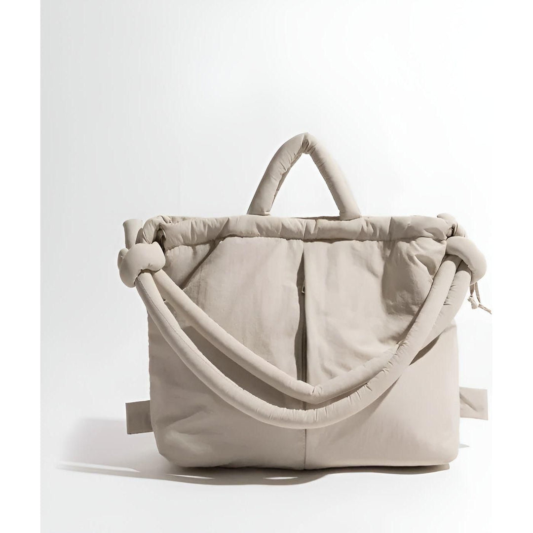 "Leichte Damen Pufferhandtasche mit stilvollem Design, ideal für jeden Anlass, in verschiedenen trendigen Farben erhältlich."
