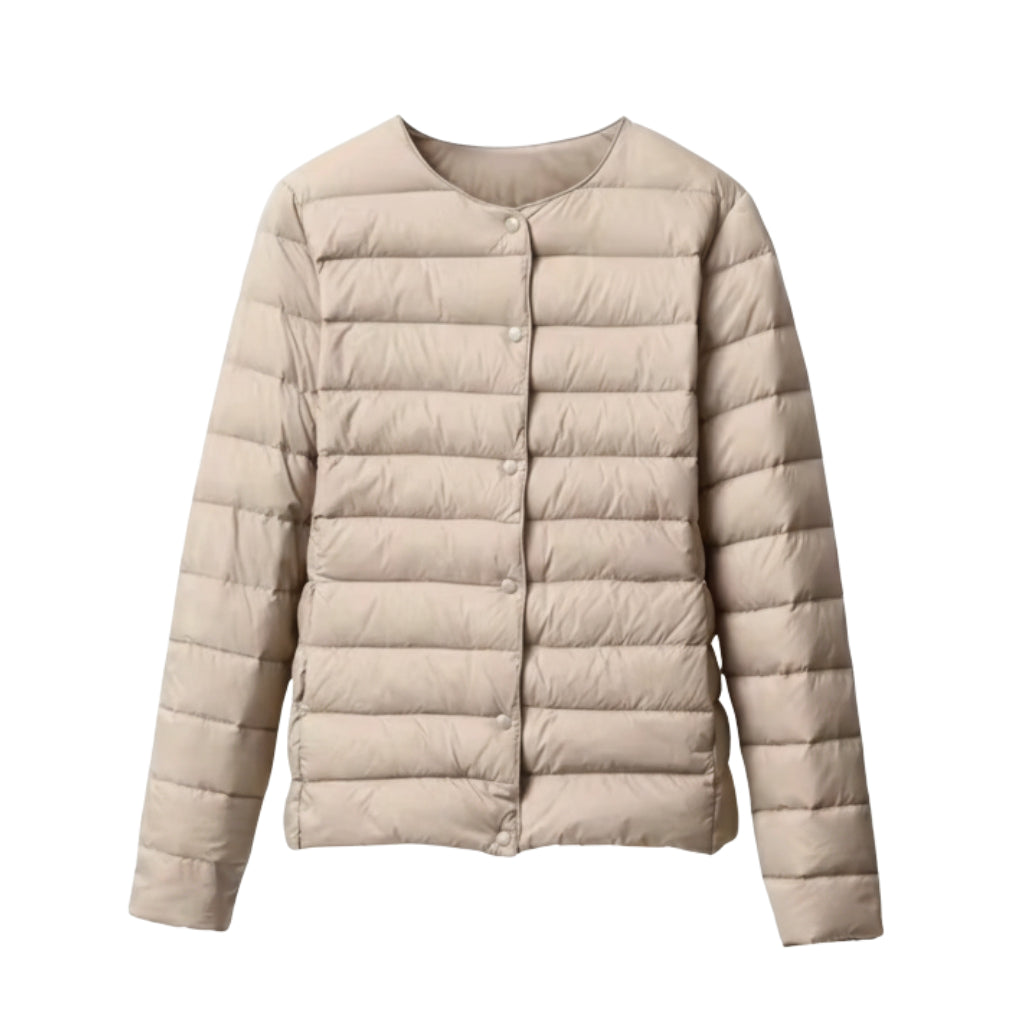 Stilvolle, leichte Damen Frühlings-Steppjacke. Perfekte Übergangsjacke für Outdoor & Alltagsmode.