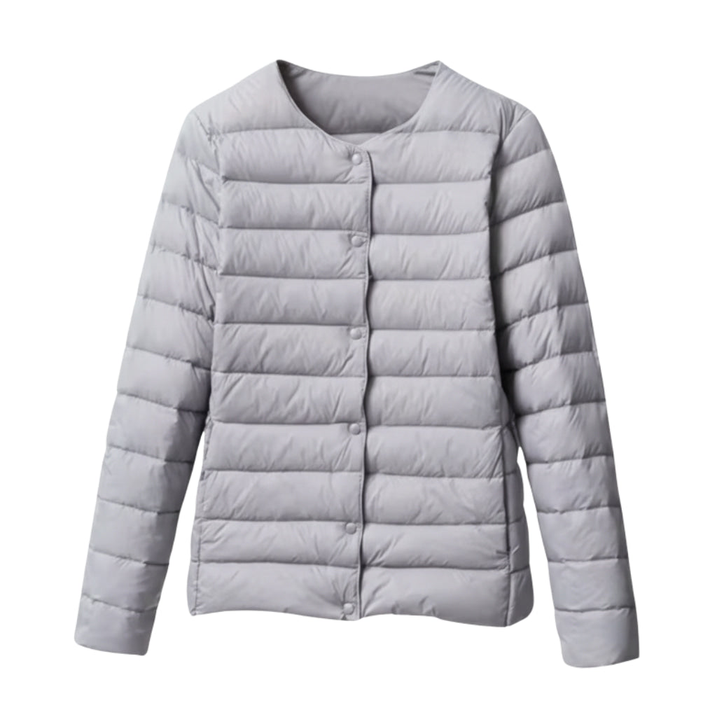 Elegante, leichte Damen Steppjacke für den Frühling. Ideale Übergangsjacke für stilvolle Damenmode.
