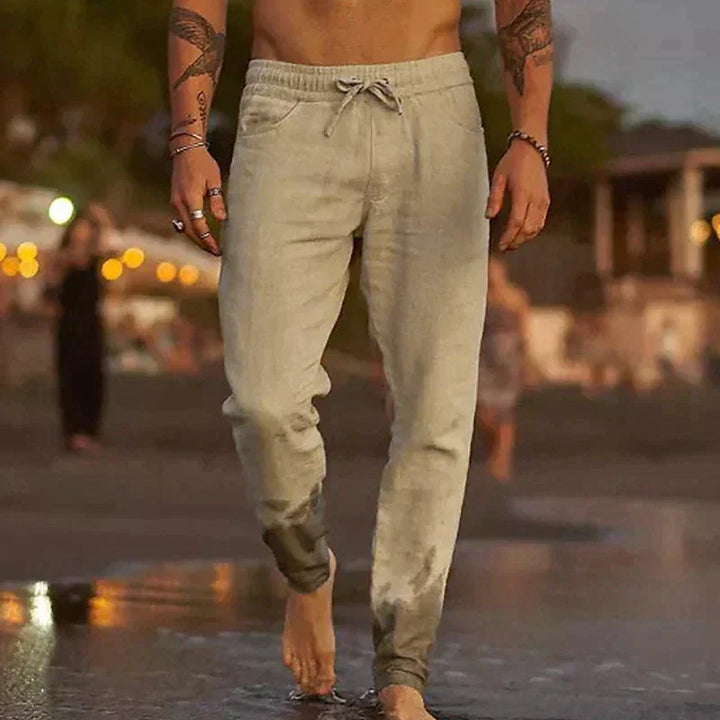 Vielseitige Herren Sommer Freizeithose, ultraleicht und bequem, ideal für Alltag, Sport und Urlaub.