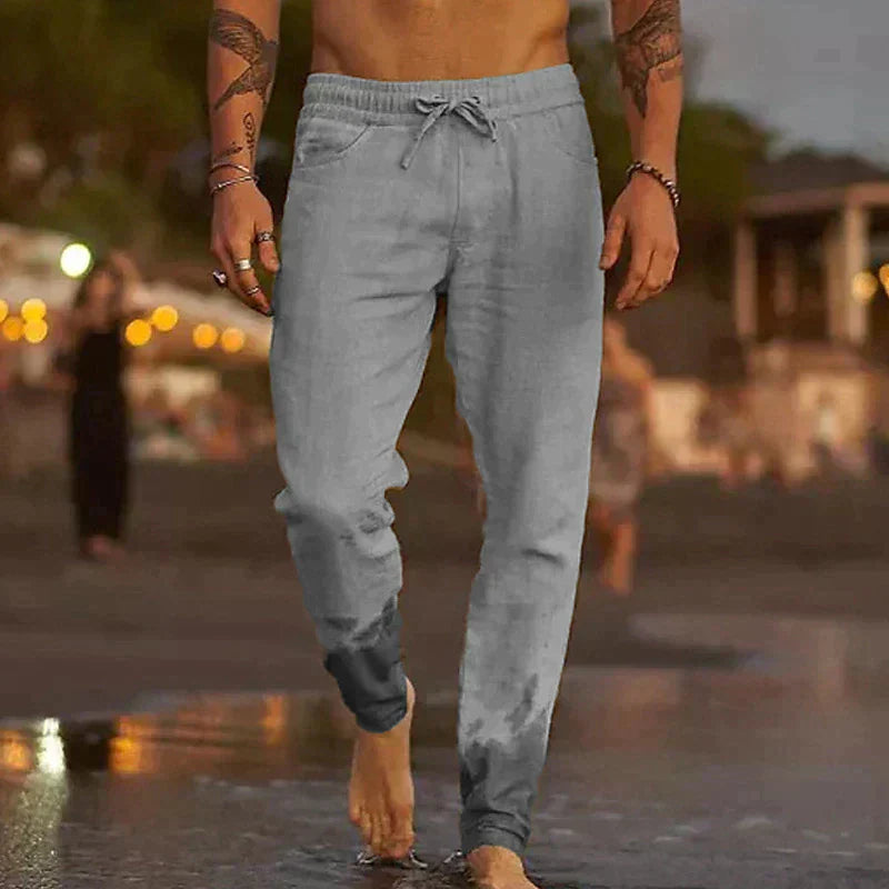 Atmungsaktive Herren Sommerhose, superleicht und locker, die perfekte Wahl für heiße Sommertage.