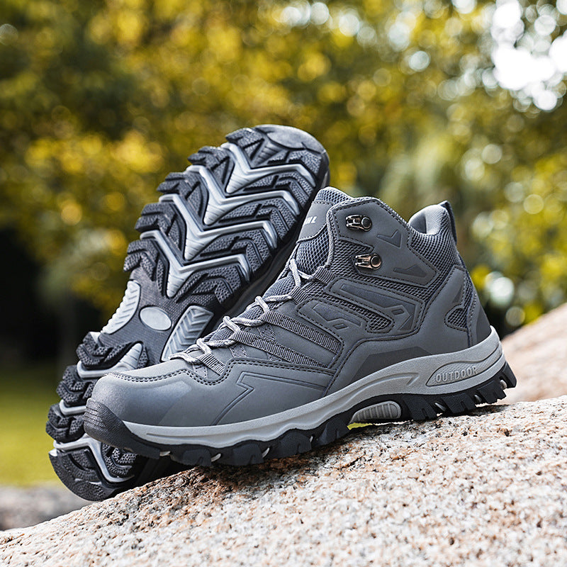 Leichte orthopädische Wanderschuhe für Damen mit abnehmbarem Riemen, rutschfester Sohle und wasserfester Oberfläche.