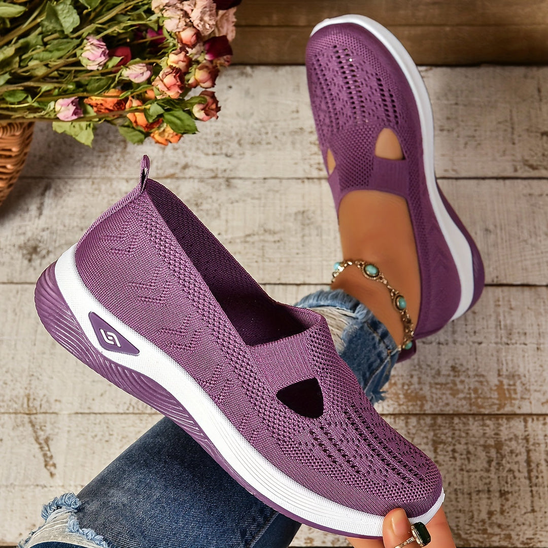 Slip-on Walkingschuhe unisex, leicht anzuziehen, atmungsaktiv für jeden Tag.
