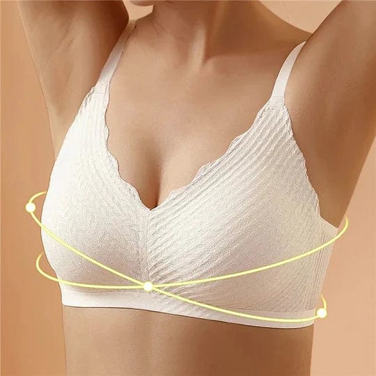 Atmungsaktiver Sport BH für Damen ohne Bügel, ideal für aktive Tage.