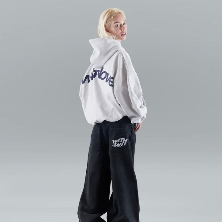 Schwarzer Damen Kapuzenpullover – bequem und modisch für Herbst und Alltag