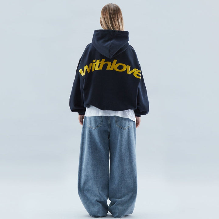 Bequemer Damen Hoodie in Navy – idealer Kapuzenpullover für kühle Tage